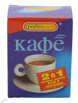 Кафе - 2 в 1 - ръж и леблебия - 80 гр.