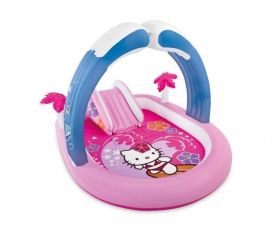 INTEX  - Надуваем център за игра с пързалка 'Hello Kitty'