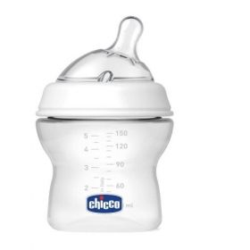 Chicco - Стъклено шише 150 мл. 0+ NATURAL FEELING
