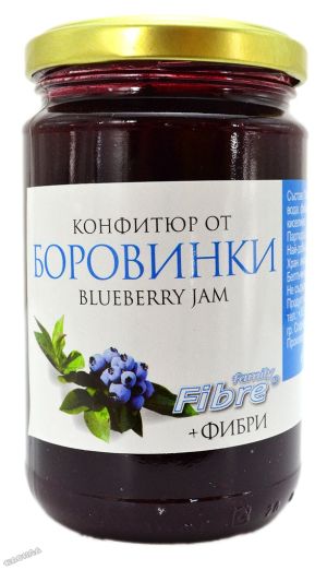 Конфитюр от боровинки + фибри - 340 гр.