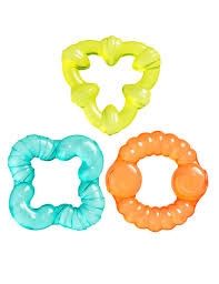 Playgro -  Цветни гризалки с вода (3 бр./оп.)