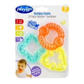 Playgro -  Цветни гризалки с вода (3 бр./оп.)