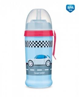 Canpol - Спортна нетечаща чаша със сламка 'Racing' , 350 мл