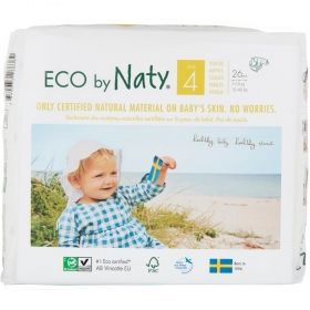 Бебешки еко пелени NATY NATURE BABYCARE 7-18 кг - 26 бр