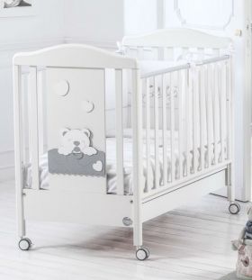  Baby Expert  Детско креватче Ciuccione бял/сребрист