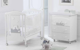  Baby Expert  Детска стая Ciuccione бял/сребрист