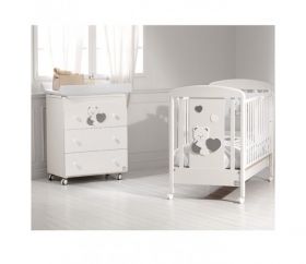  Baby Expert Детска стая  Balu бял/сребрист