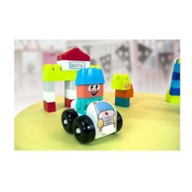 Miniland baby - Super Blocks Police Station Детски конструктор / болница