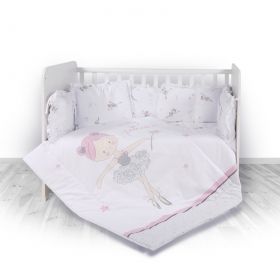 Lorelli Бебешки спален комплект Lily Ballet Pink