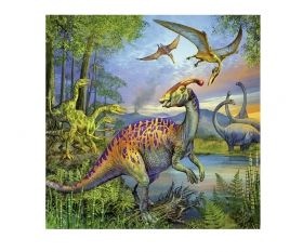 Ravensburger Пъзел  Динозаври 3х49