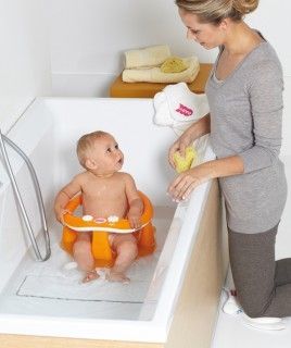 Детско столче за баня ФЛИПЪР Еволюшън OKBaby - Розово