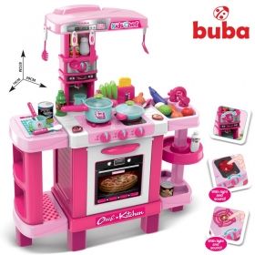 Buba Детска кухня с реакция при докосване Розова