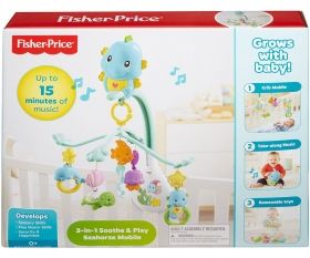 Fisher Price Музикална въртележка за легло Seahorse 