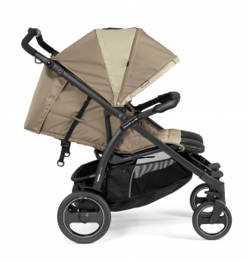 Peg Perego - Бебешка количка за близнаци BOOK for Two Glass Beige