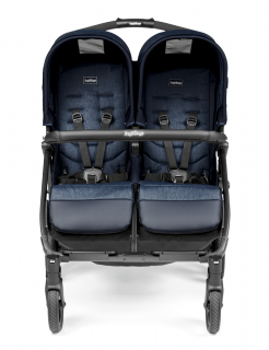 Peg Perego - Бебешка количка за близнаци BOOK for Two Indigo