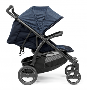 Peg Perego - Бебешка количка за близнаци BOOK for Two Indigo