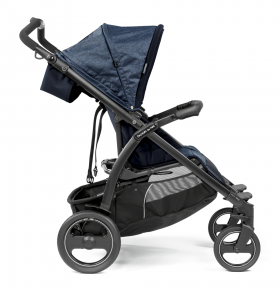 Peg Perego - Бебешка количка за близнаци BOOK for Two Indigo