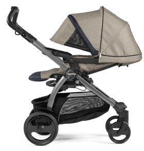 Peg Perego Комбинирана бебешка количка BOOK Completo Pop Up Luxe Ecru