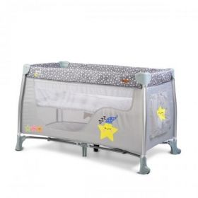 Cangaroo Сгъваема бебешка кошара Good Night gray