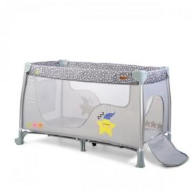 Cangaroo Сгъваема бебешка кошара Good Night gray