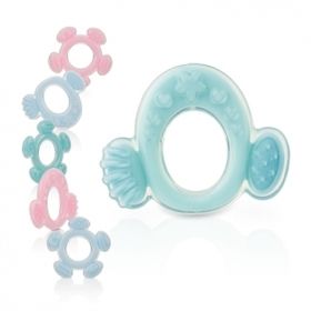 Nuby - Силиконова гризалка с кутийка 3м+ Етап 2 