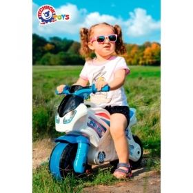Technok Toys - Детски мотор полицай с бандаж на гумата