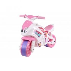 Technok Toys - Детски мотор с бандаж на гумата розов