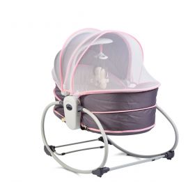 Мони Бебешки шезлонг 5 в 1 Ava Pink