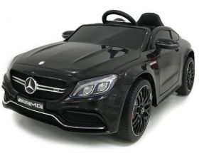 Мони - Акумулаторна кола Mercedes C63s Металик - Черна
