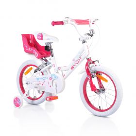 Byox Детски велосипед 16" Little Princess Бял