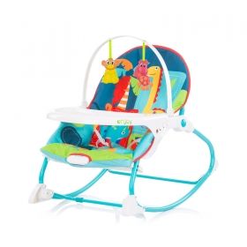 CHIPOLINO Шезлонг с вибрации и музика Enjoy  blue