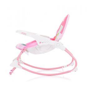 CHIPOLINO Шезлонг с вибрации и музика Enjoy  pink