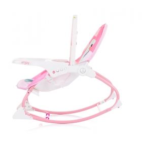 CHIPOLINO Шезлонг с вибрации и музика Enjoy  pink