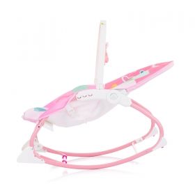 CHIPOLINO Шезлонг с вибрации и музика Enjoy  pink