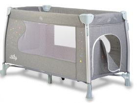Cangaroo Сгъваема бебешка кошара ISleep Grey