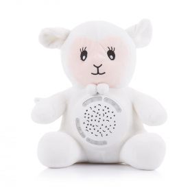 Chipolino Плюшена музикална играчка с проектор Агънце