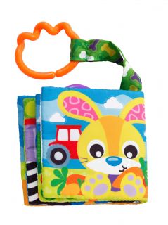 Playgro Текстилна книжка Ден във фермата