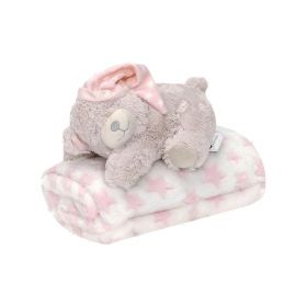 Interbaby Подаръчен сет одеяло и играчка Bear
