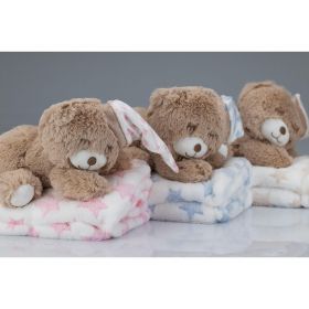 Interbaby Подаръчен сет одеяло и играчка Bear