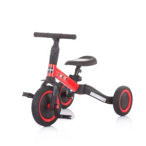 Chipolino Детска триколка 2 в 1 Смарти red