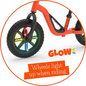 Chillafish - Детско колело за балансиране Charlie Glow orange