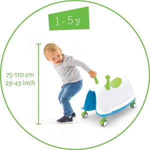 Chillafish Trackie - играчка за яздене 4 в 1 lime