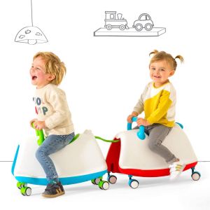 Chillafish Trackie - играчка за яздене 4 в 1 lime