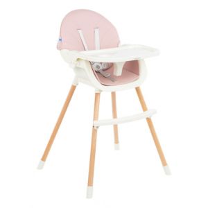 Kikka Boo Стол за хранене Nutri Wood 2в1 Pink