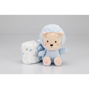 Interbaby Подаръчен сет одеяло и играчка Лъвче