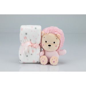 Interbaby Подаръчен сет одеяло и играчка Лъвче