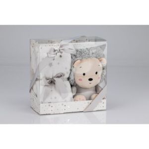 Interbaby Подаръчен сет одеяло и играчка Лъвче