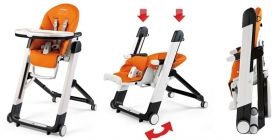 Peg Perego Детско столче за хранене SIESTA Wonder Grey