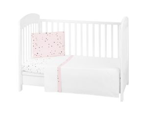 Kikka Boo Бебешки спален комплект 3 части 70/140  Bear with me Pink
