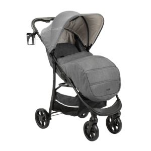 Kikka Boo - Бебешка количка 3в1 Selina Dark Grey